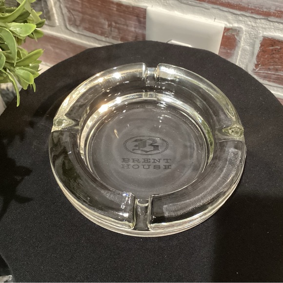 Vintage Brent House Glass Ashtray - Solid - Heavy - Excellent - Collectible - Picture 1 of 9